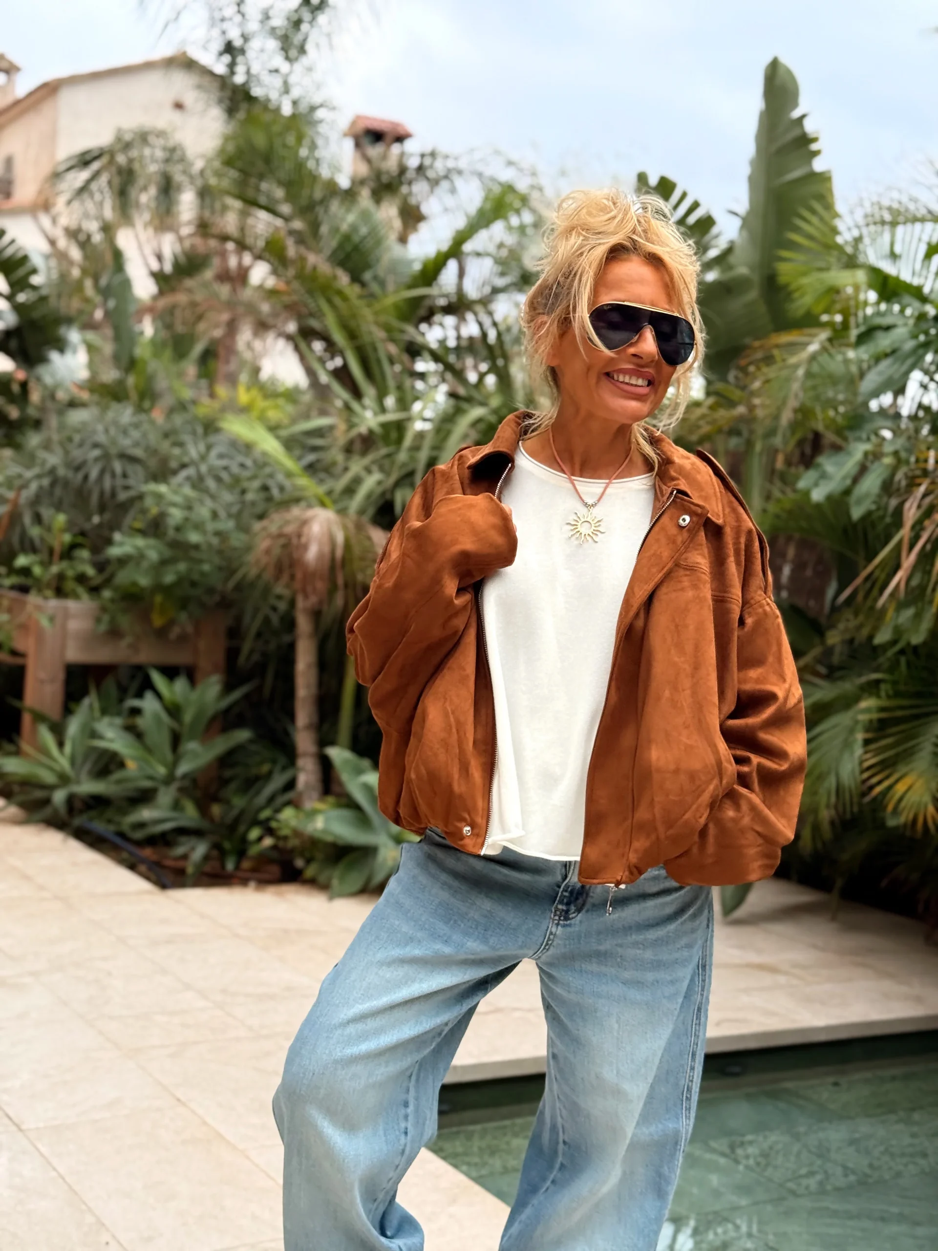 CAZADORA ANTE GUSTAVE CAMEL - Imagen 5