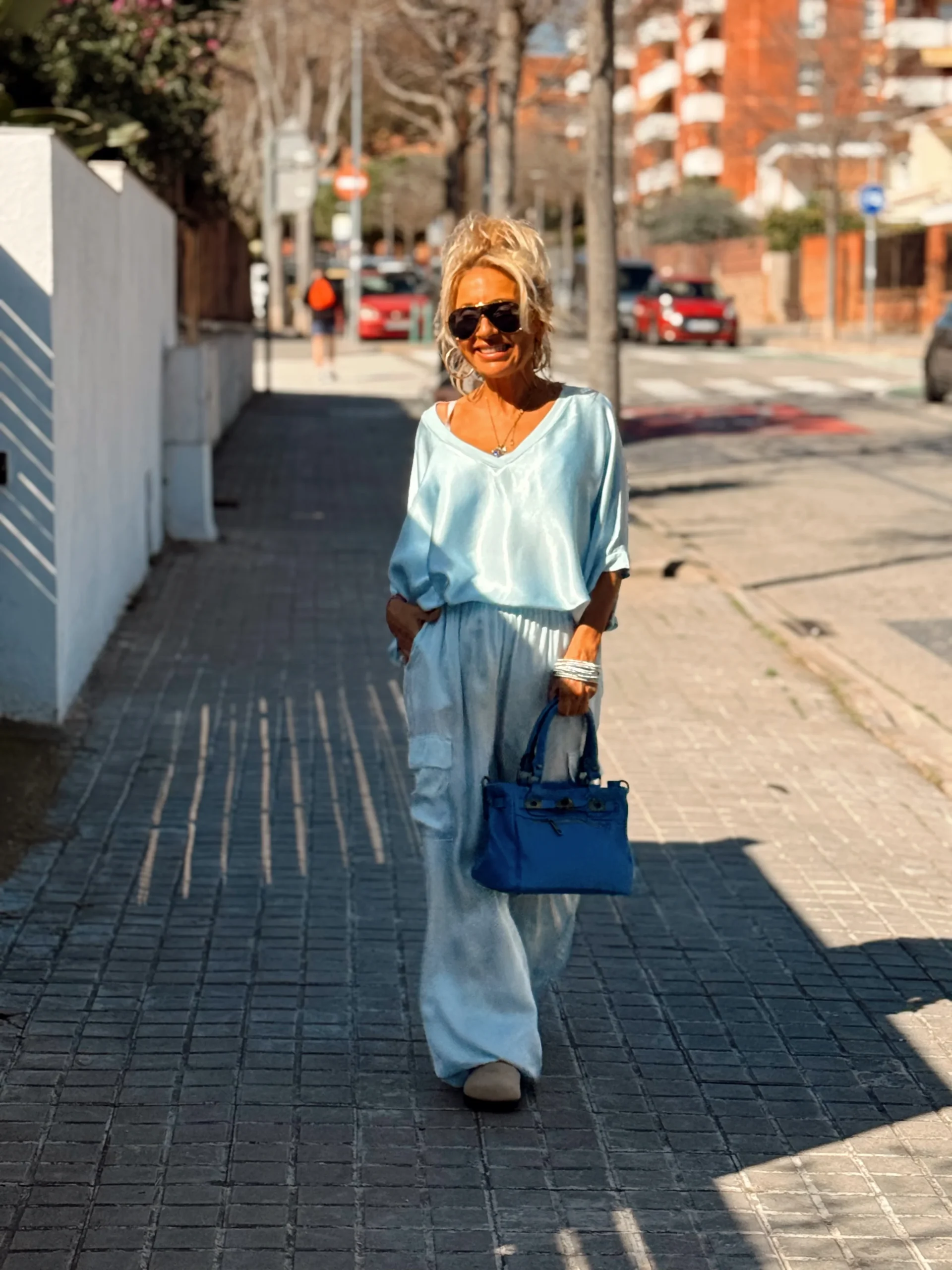 BOLSO TANGER AZUL - Imagen 8