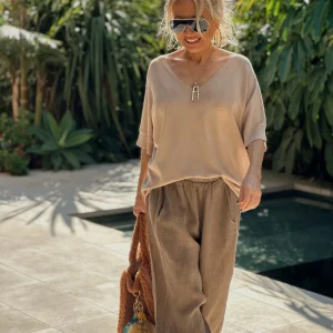 PANTALON OVERSIZE EDEN CAMEL