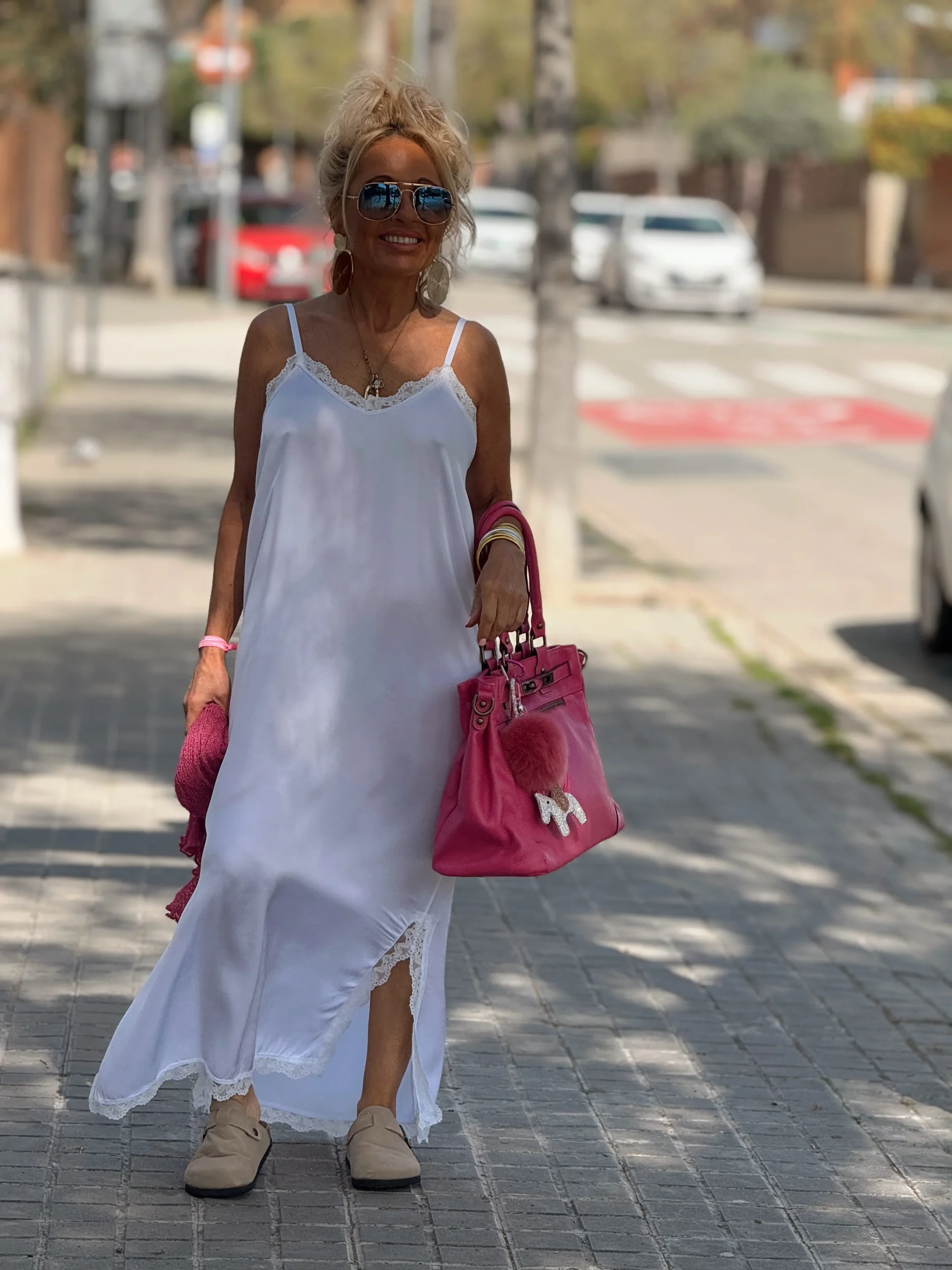 VESTIDO LENCERO FATY BLANCO - Imagen 4