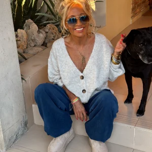 CHAQUETA DE PUNTO GABRIELA CRUDO