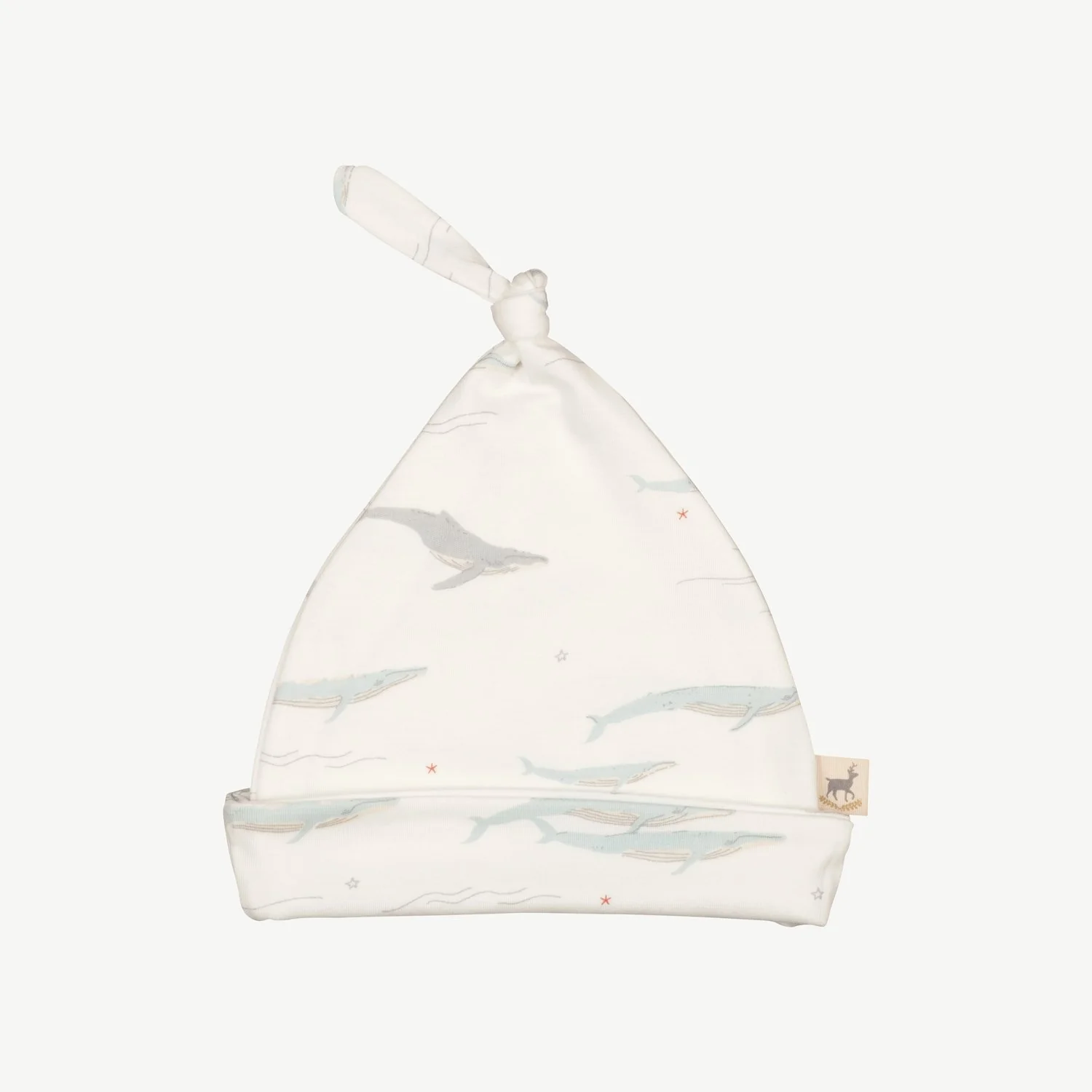 Gorro 'passing whales' eco white