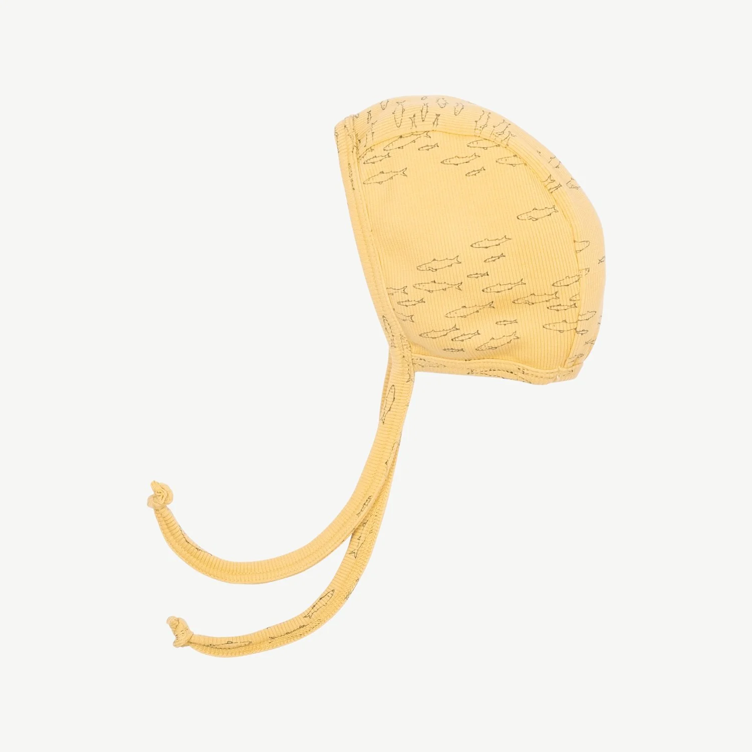 Gorro 'schooling fish' corn silk