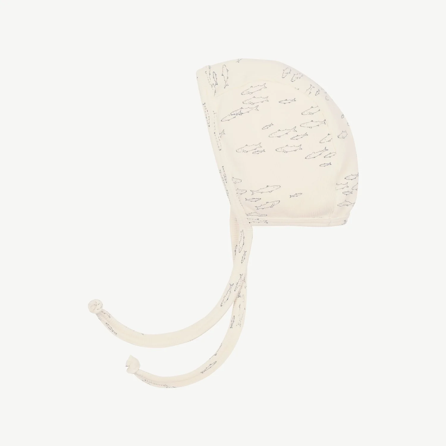 Gorro 'schooling fish' ivory