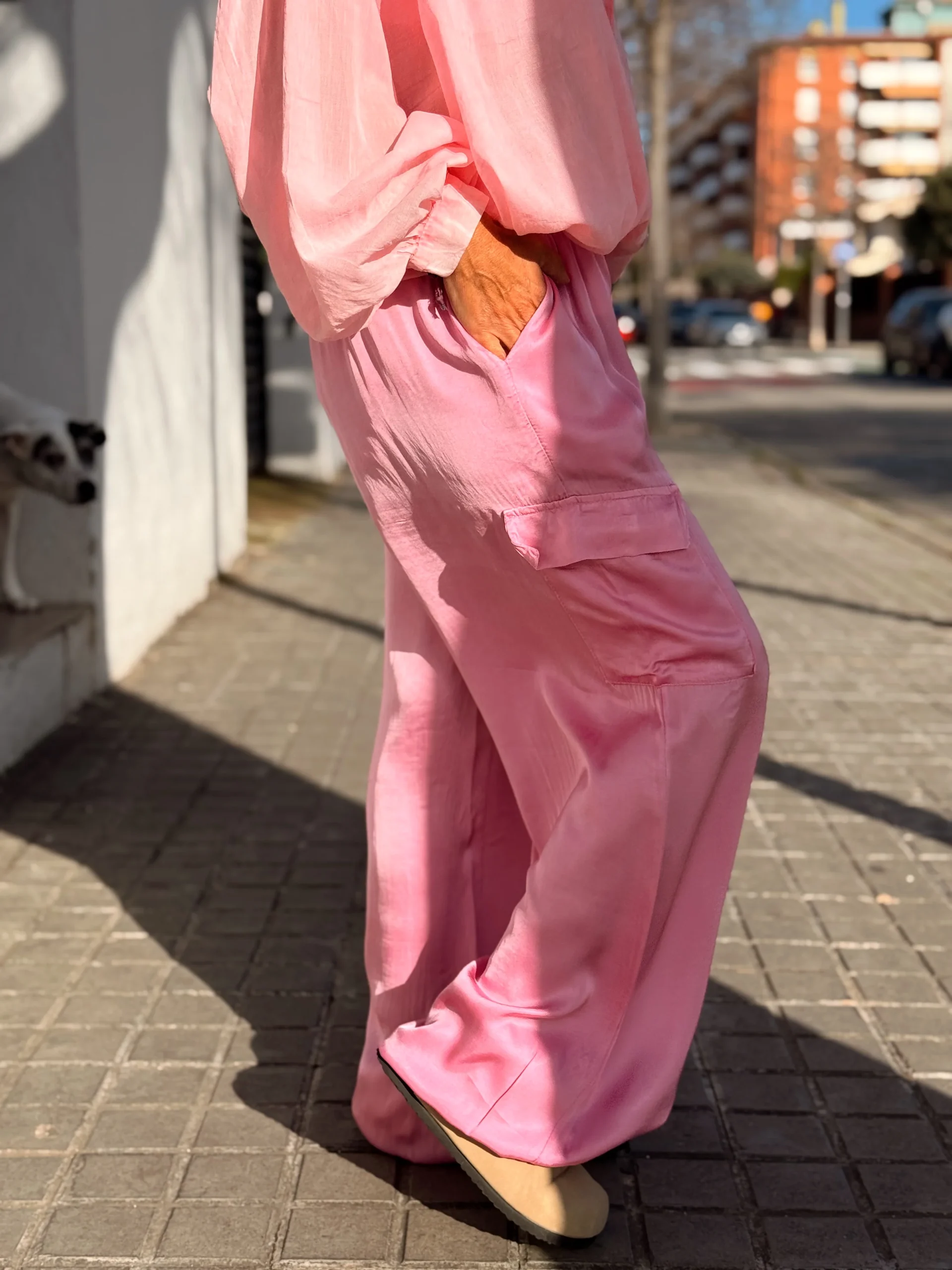 PANTALON SABRINA ROSA - Imagen 4