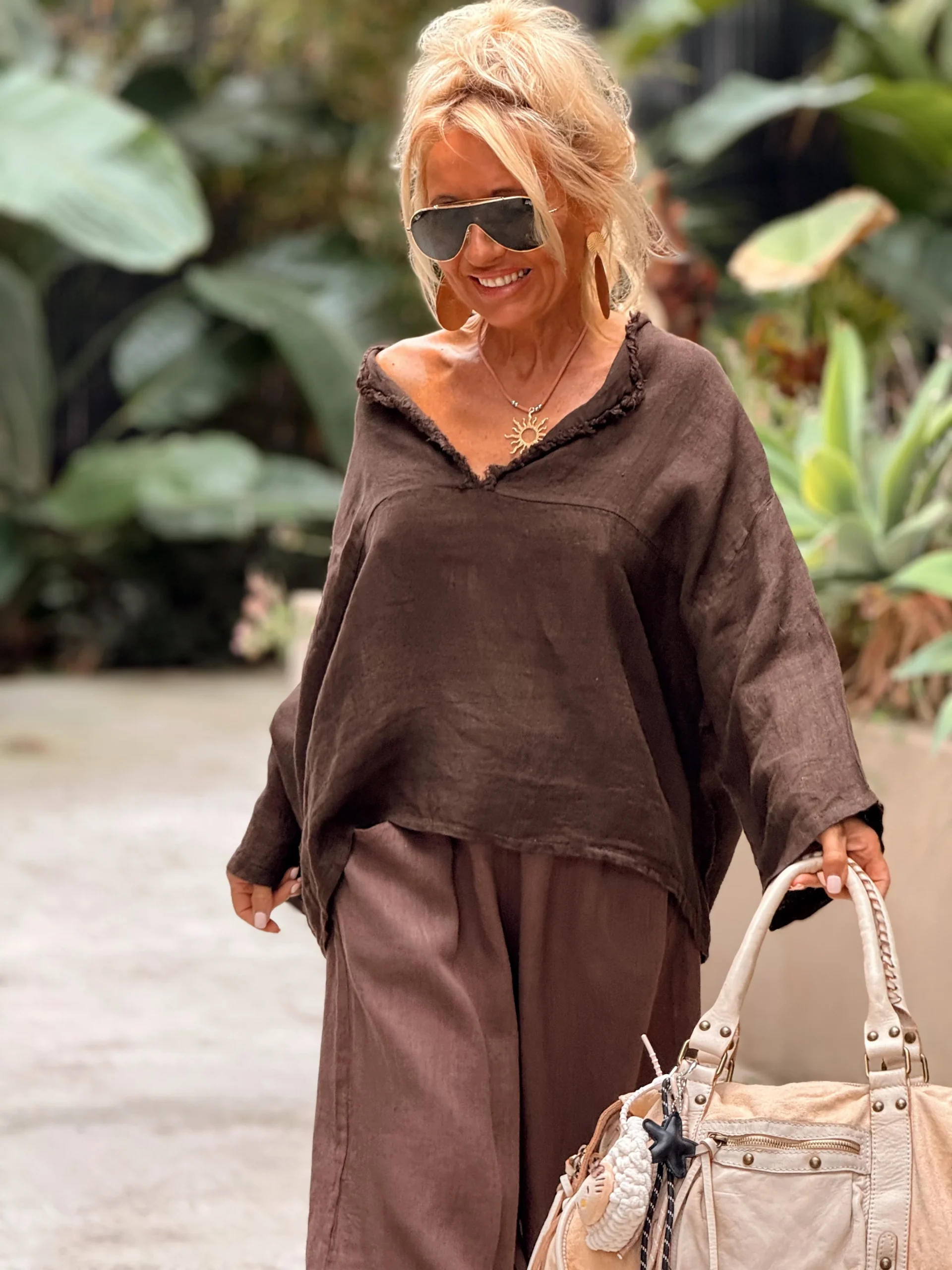 BLUSA LOANA MARRÓN - Imagen 8