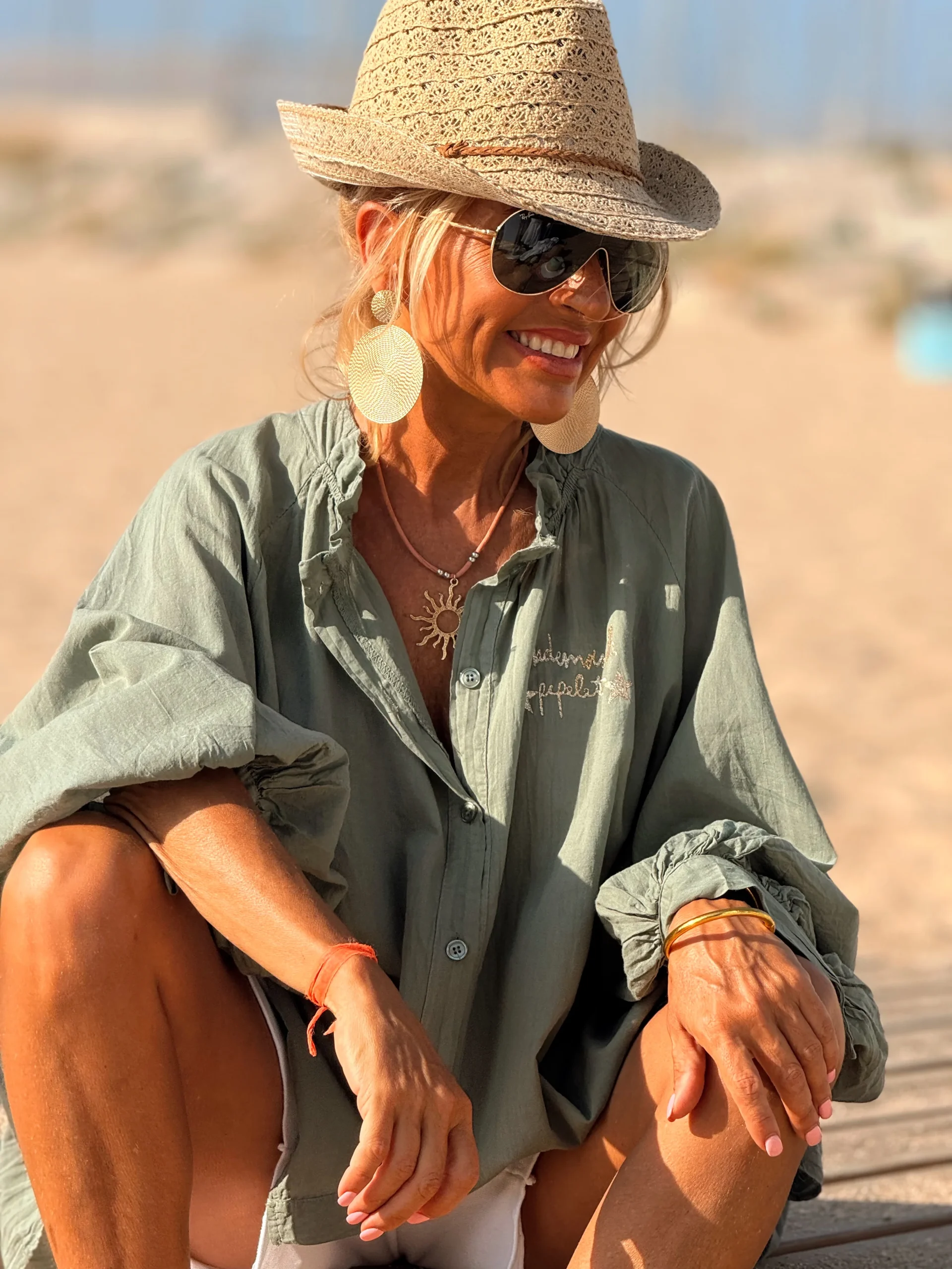 SOMBRERO DE PLAYA MULTICOLOR