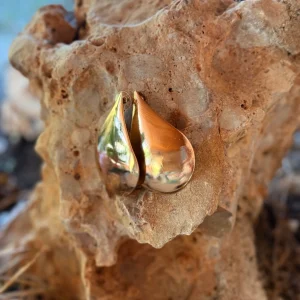 PENDIENTES GOTAS DORADO