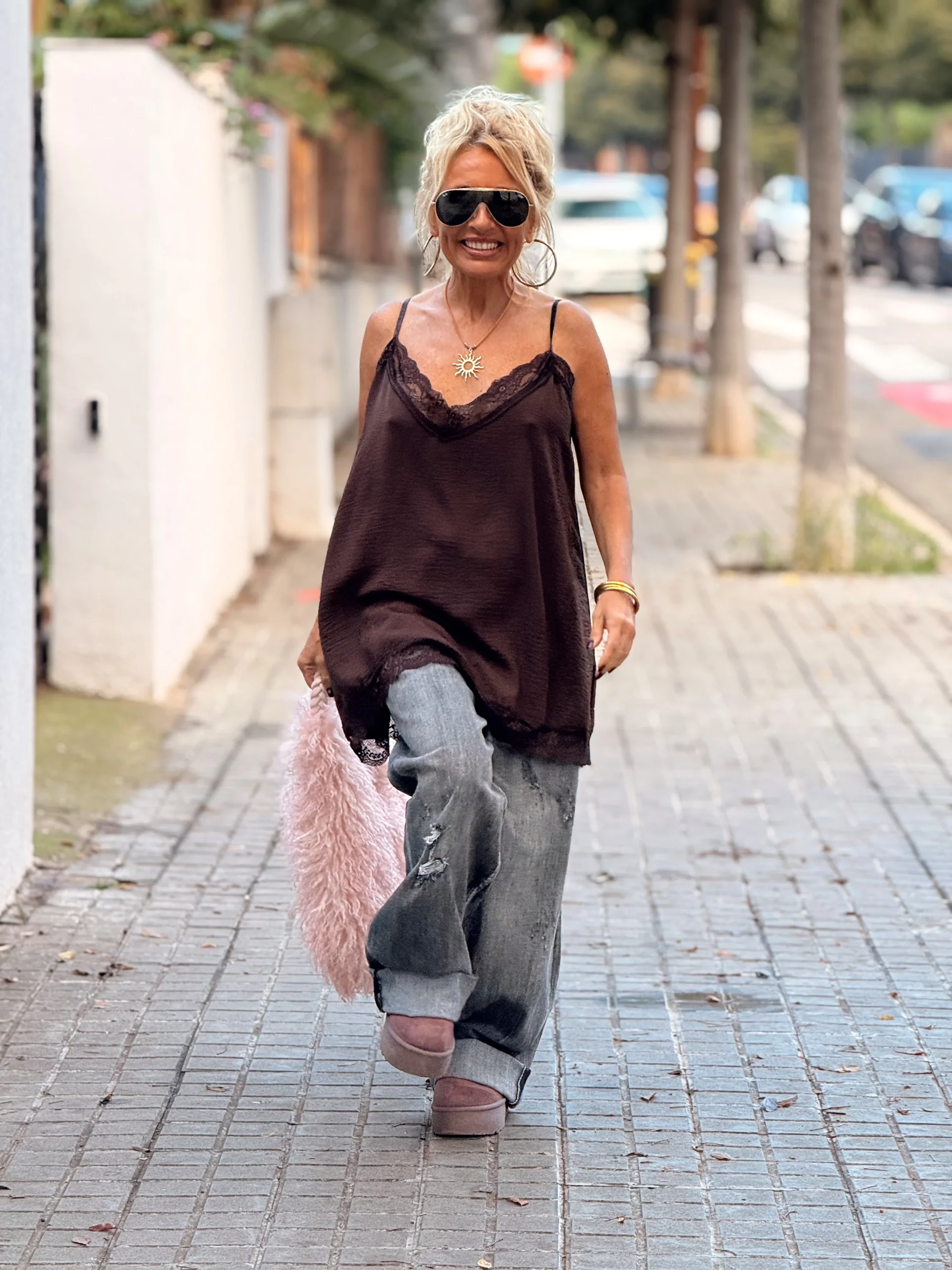 TOP LENCERO SUPER OVERSIZE LUISA MULTICOLOR