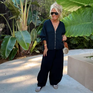 PANTALON DE PANA MIA NEGRO