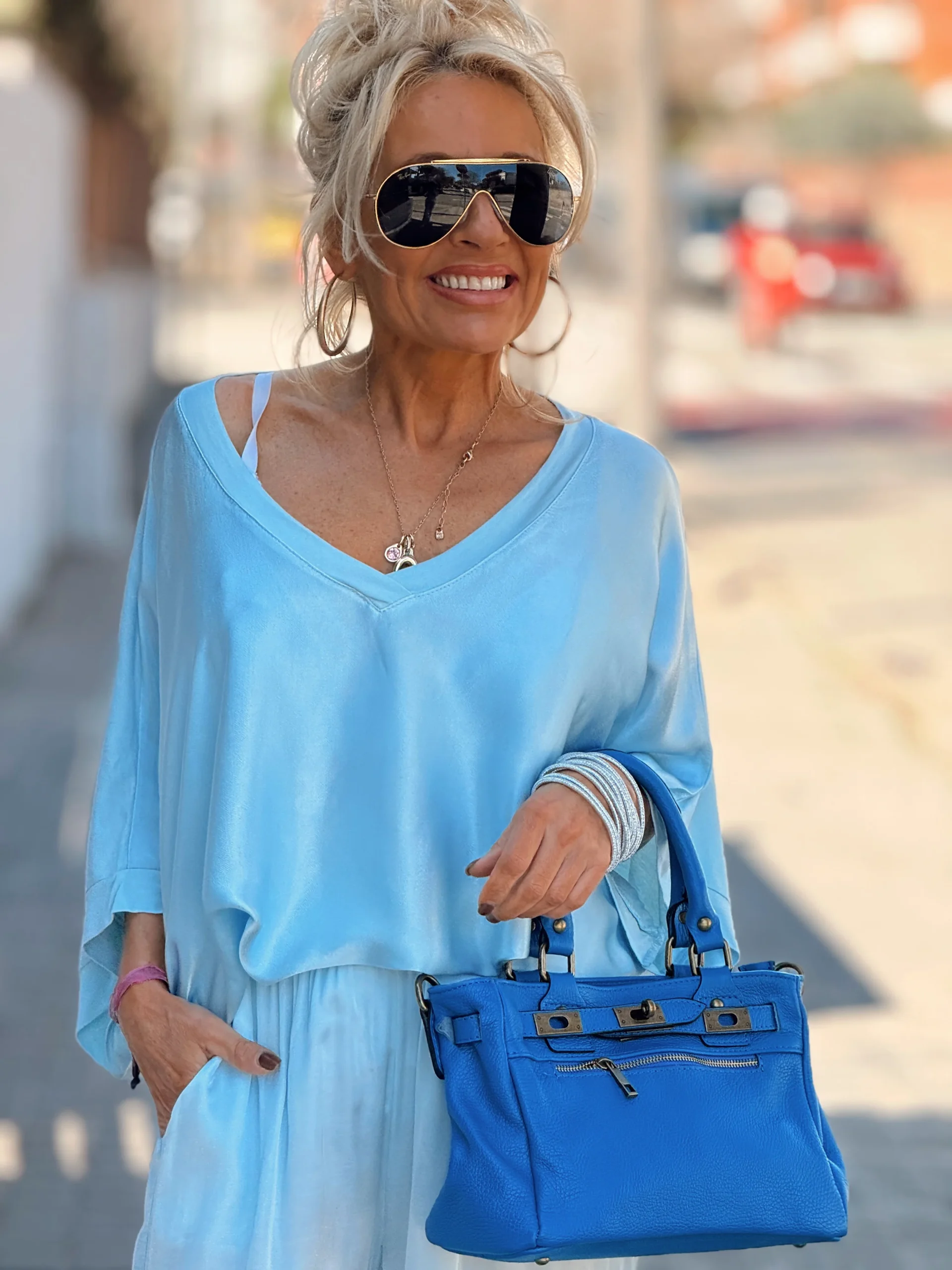BOLSO TANGER AZUL