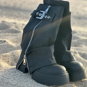 BOTAS MOTERO MATE NEGRO