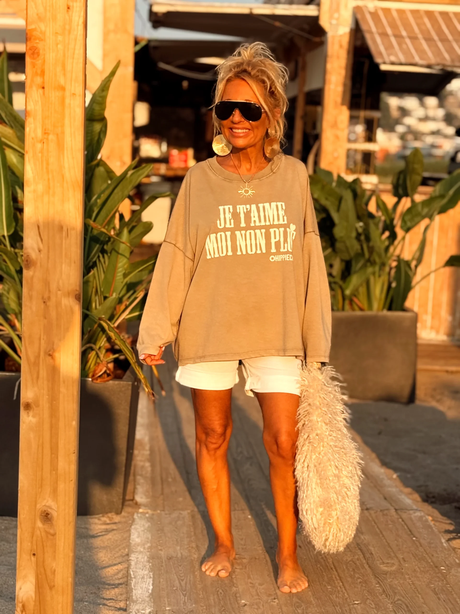 SUDADERA OVERSIZE JE T’AIME MOI NON PLUS MULTICOLOR - Imagen 9