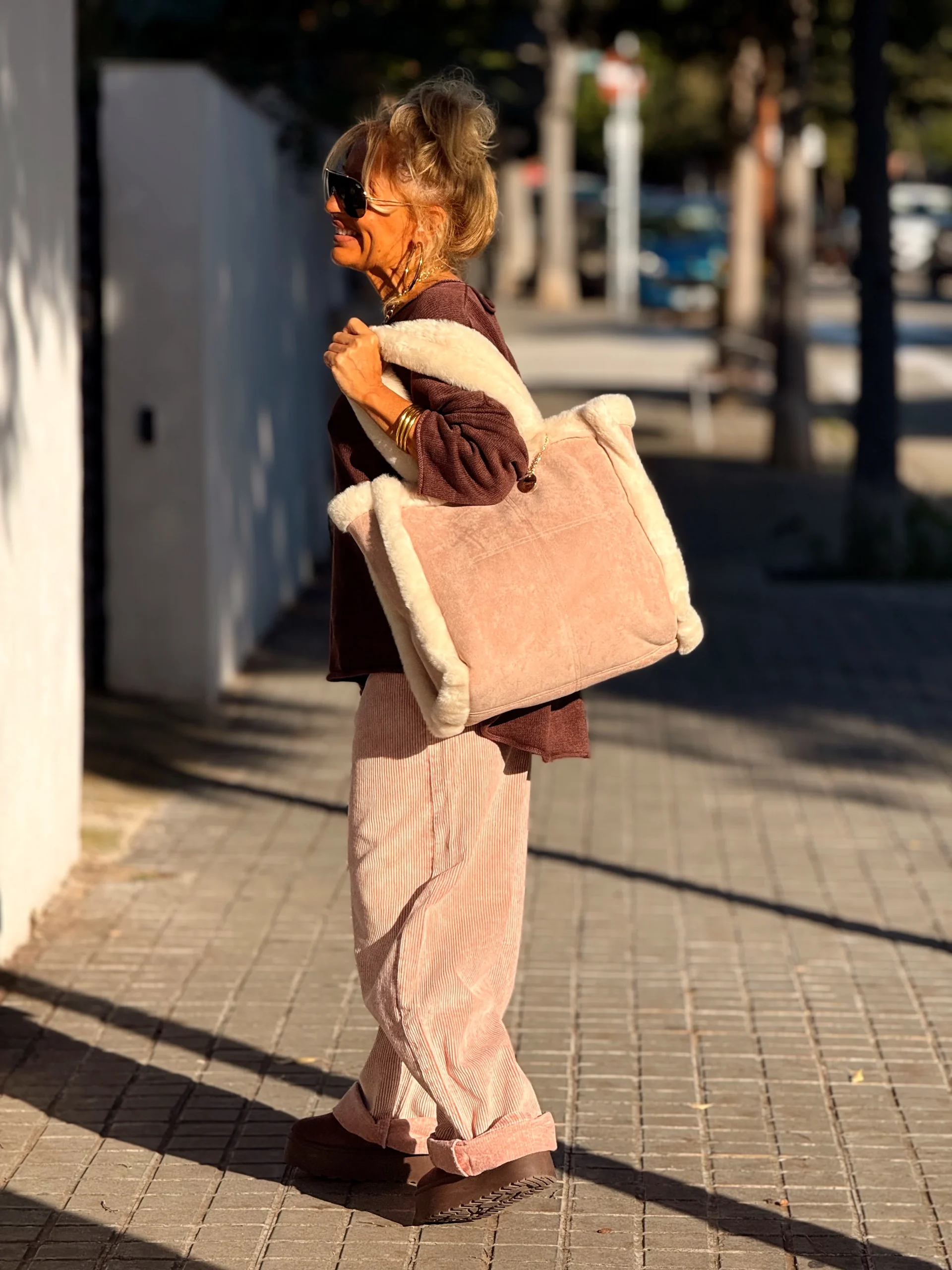 PANTALON DE PANA JOYCE MULTICOLOR - Imagen 9