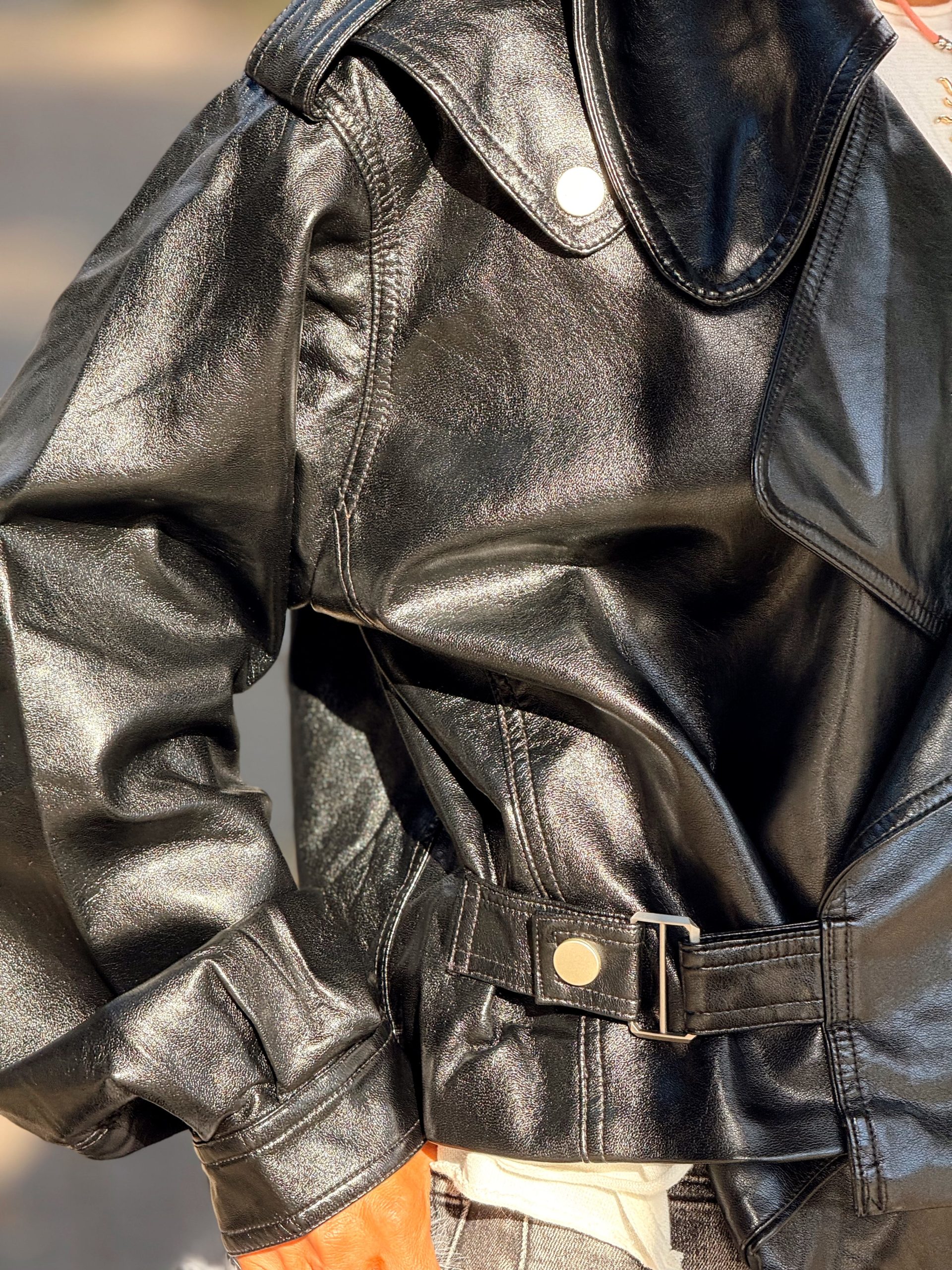 CAZADORA POLIPIEL NEGRO - Imagen 9