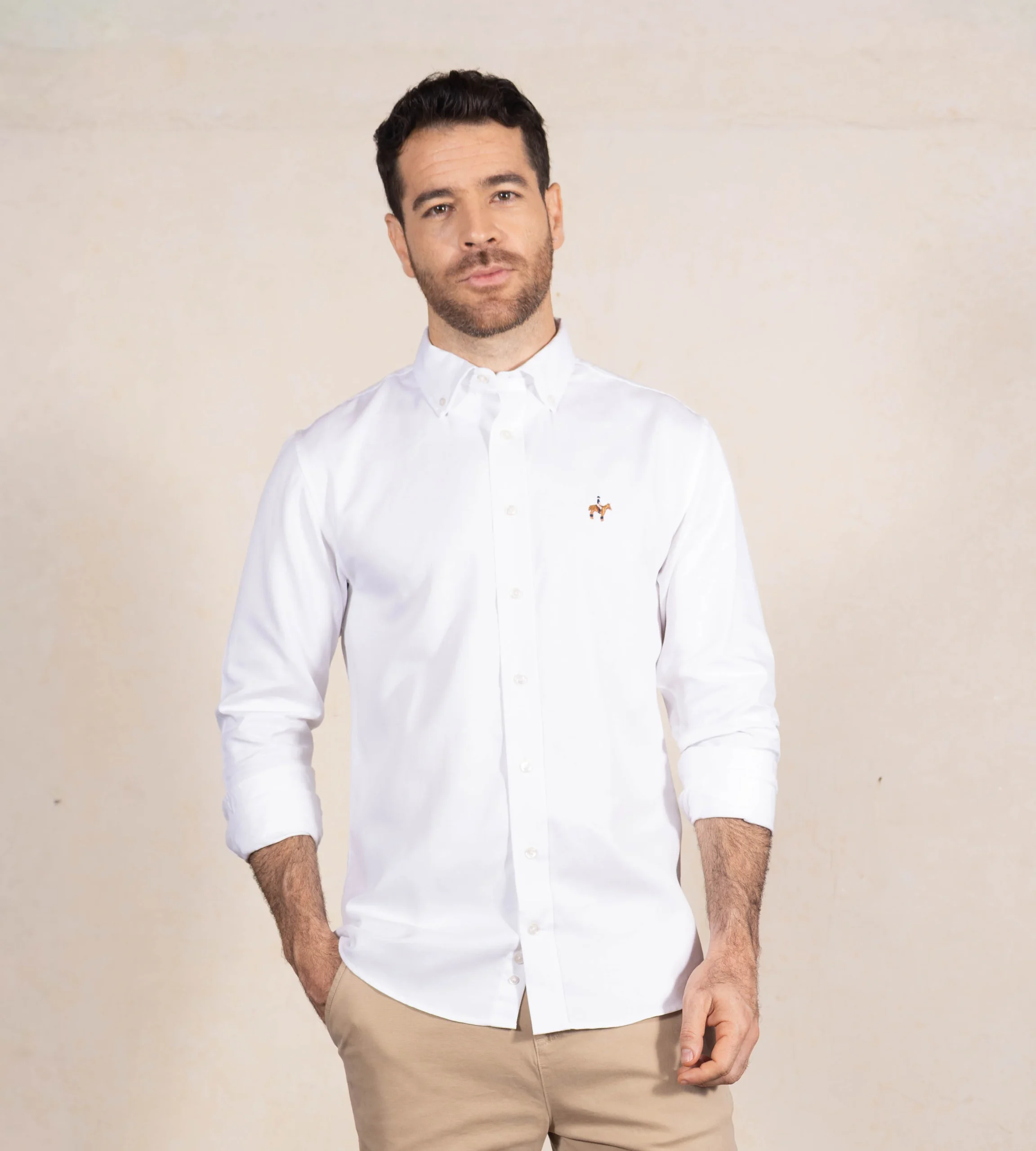 Camisa Fondo Entero M/L Color Blanco Ref. 115010226 - Imagen 3