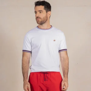 Camiseta Bordada Color Blanco Ref. 152211225