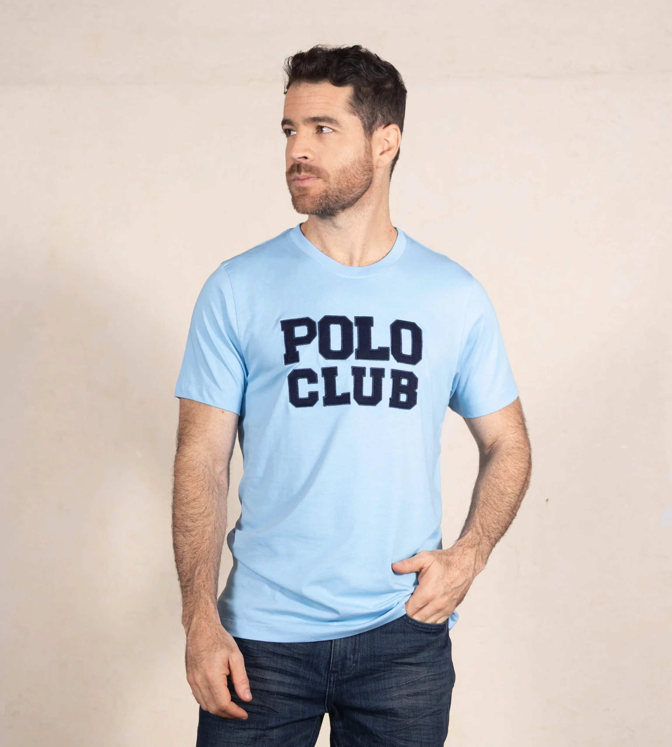 Camiseta Color Azul Celeste Ref. 152061225