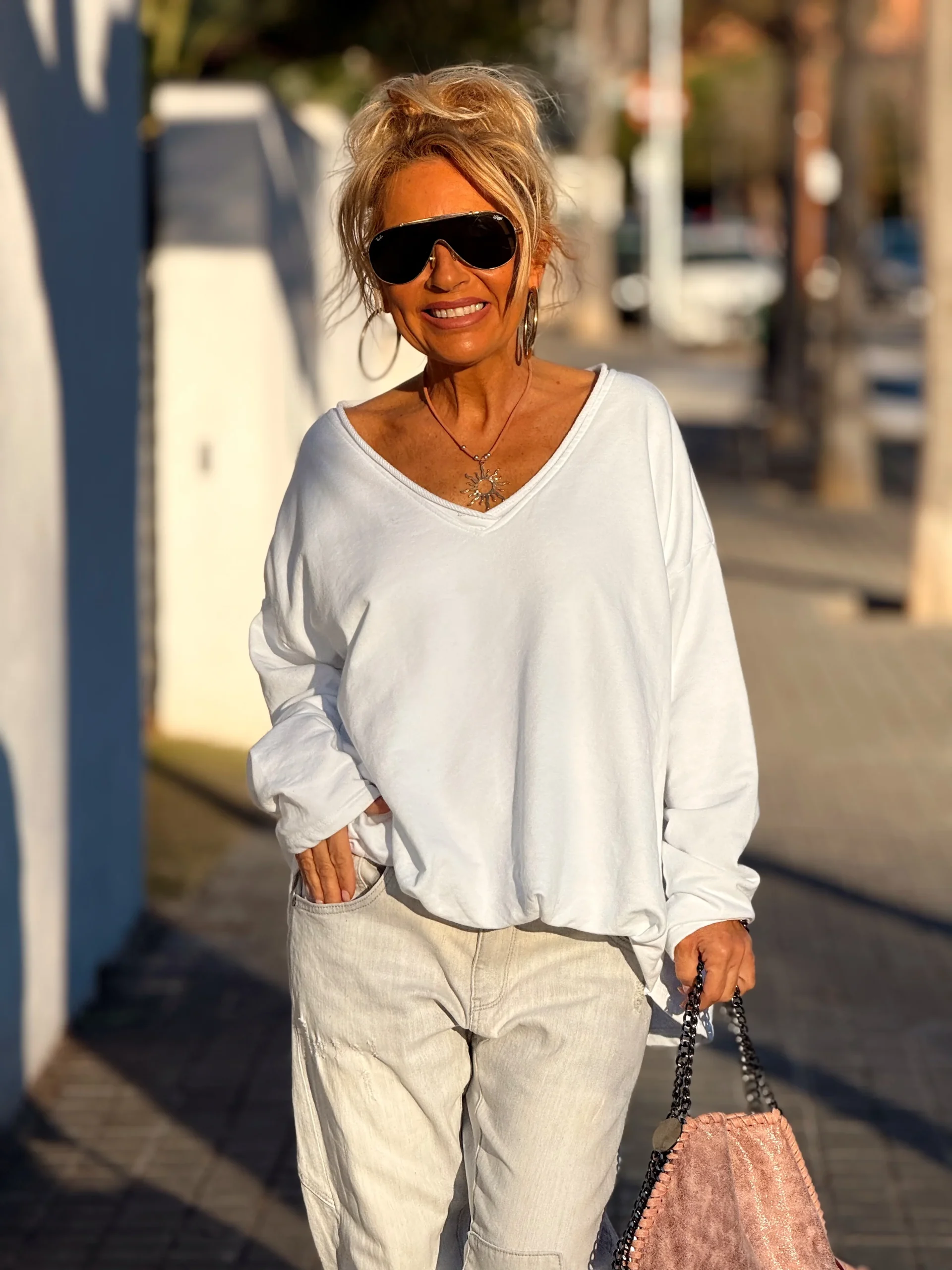 SUDADERA OVERSIZE FILOMENA MULTICOLOR