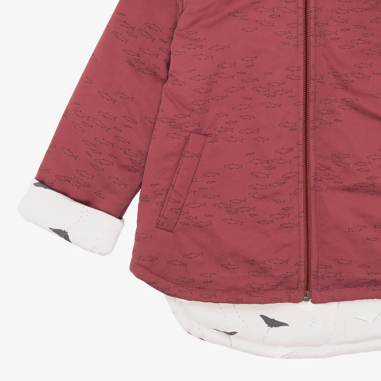 Casaca 'schooling fish' rosewood - Imagen 5