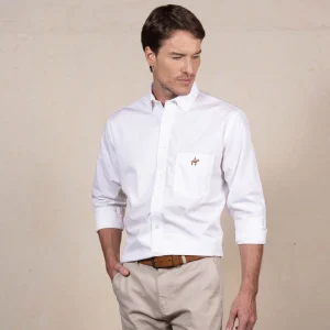Camisa Fondo Entero M/L Color Blanco Ref. 115101125