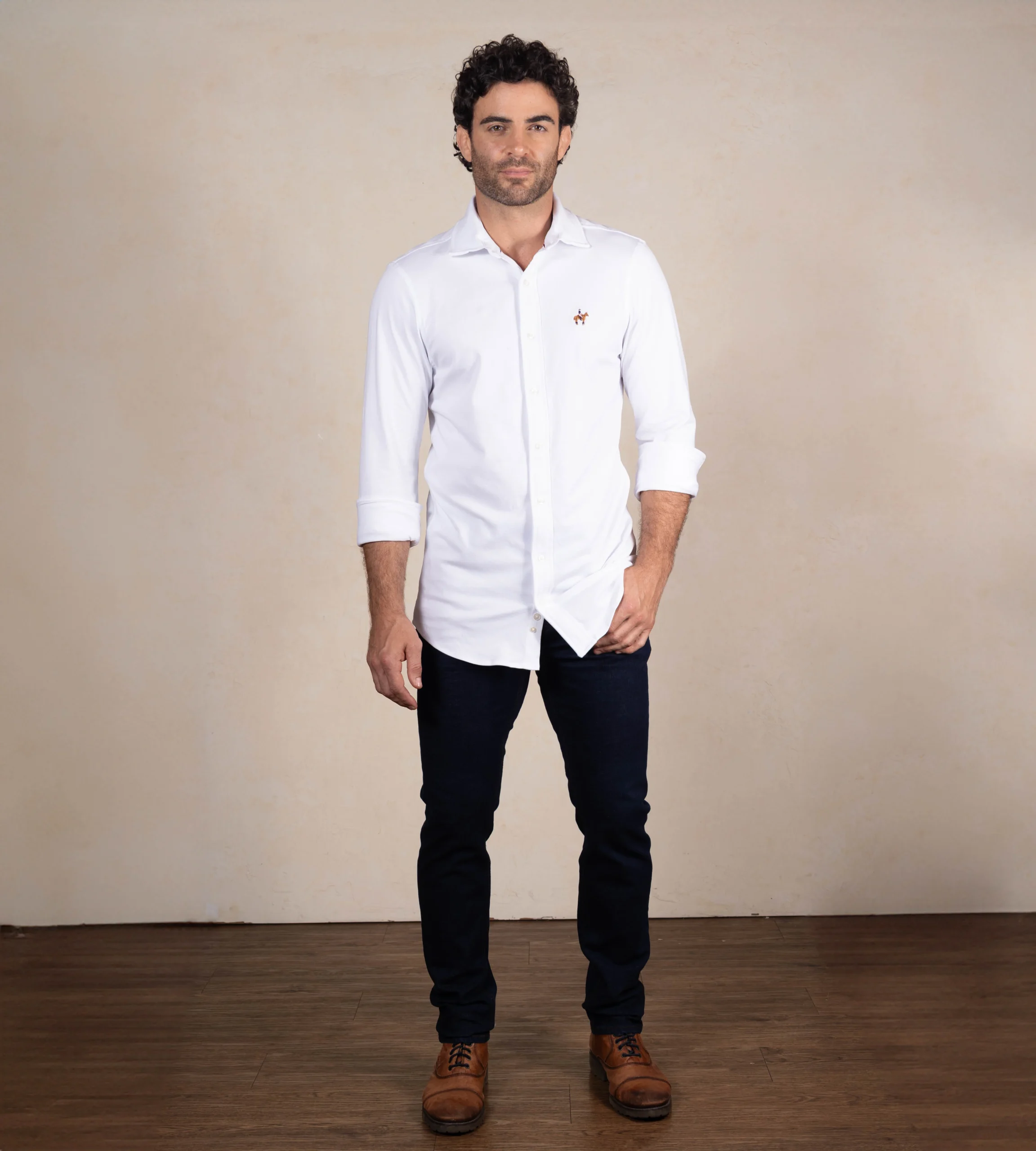 Camisa Fondo Entero M/L Color Blanco Ref. 115211225 - Imagen 5