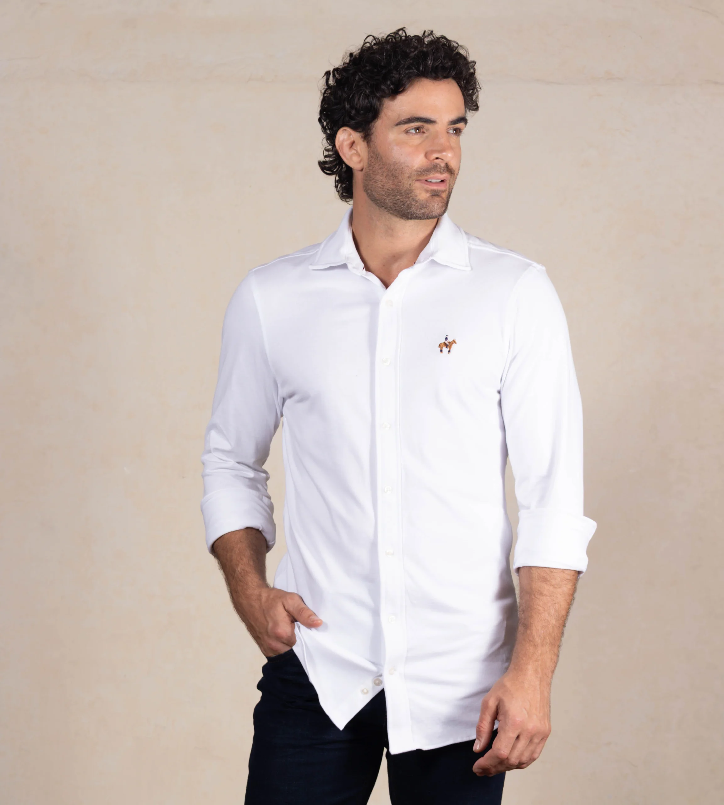 Camisa Fondo Entero M/L Color Blanco Ref. 115211225 - Imagen 4