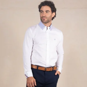 Camisa Fondo Entero M/L Color Blanco Ref. 115041225