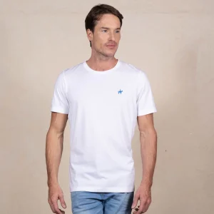 Camiseta Bordada Fondo Entero Color Blanco Ref. 152081125