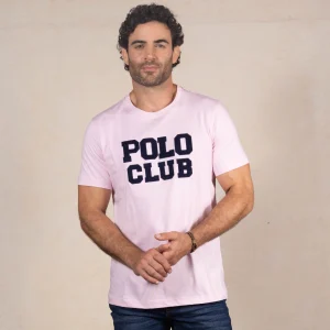 Camiseta Bordada Color Rosado Claro Ref. 152011225