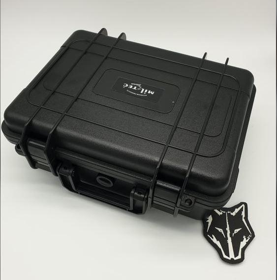 Caja de transporte resistente impermeable y acolchada