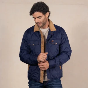 Chaqueta Abullonada Color Azul Oscuro Ref. 132031225