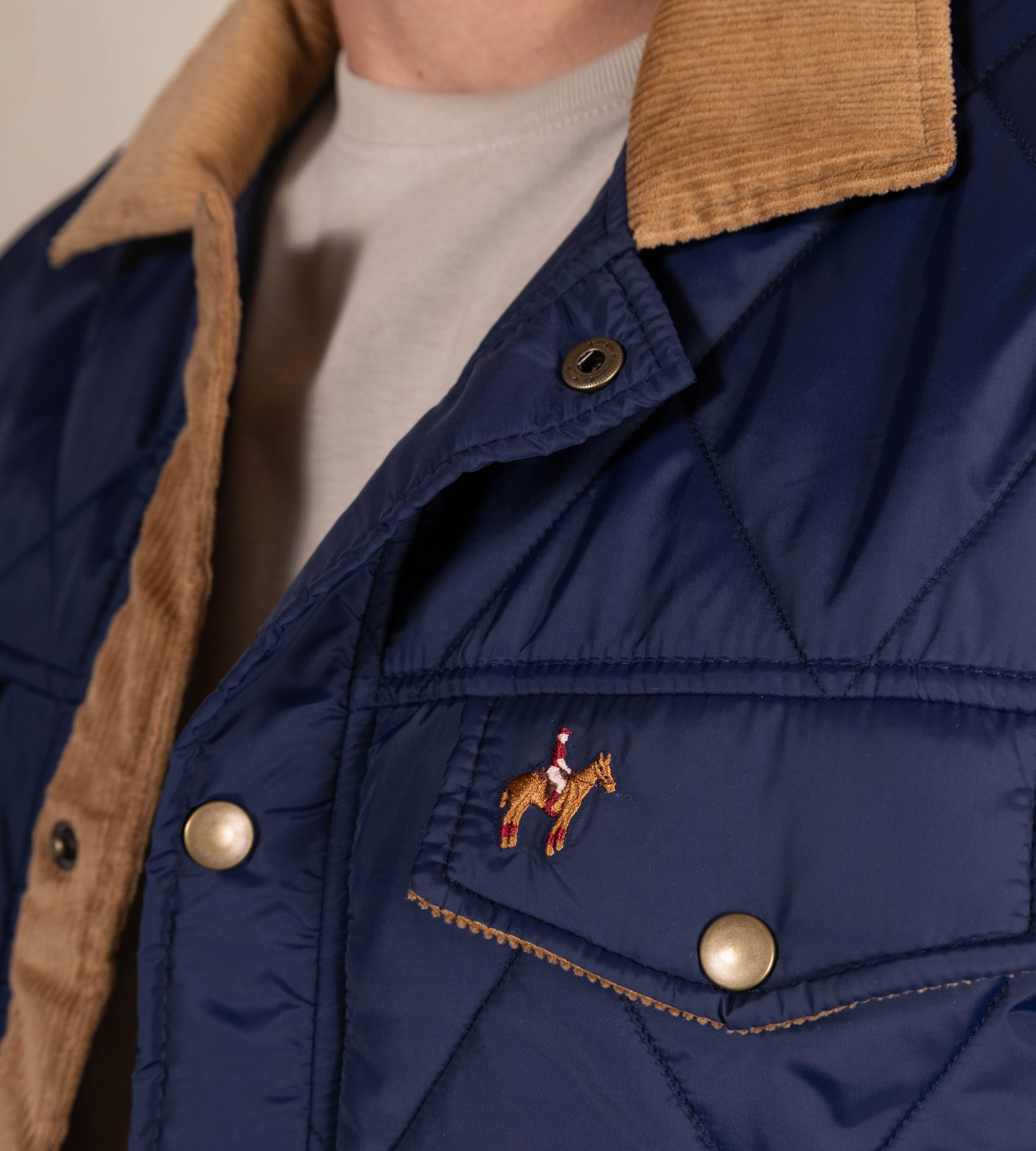 Chaqueta Abullonada Color Azul Oscuro Ref. 132031225 - Imagen 5