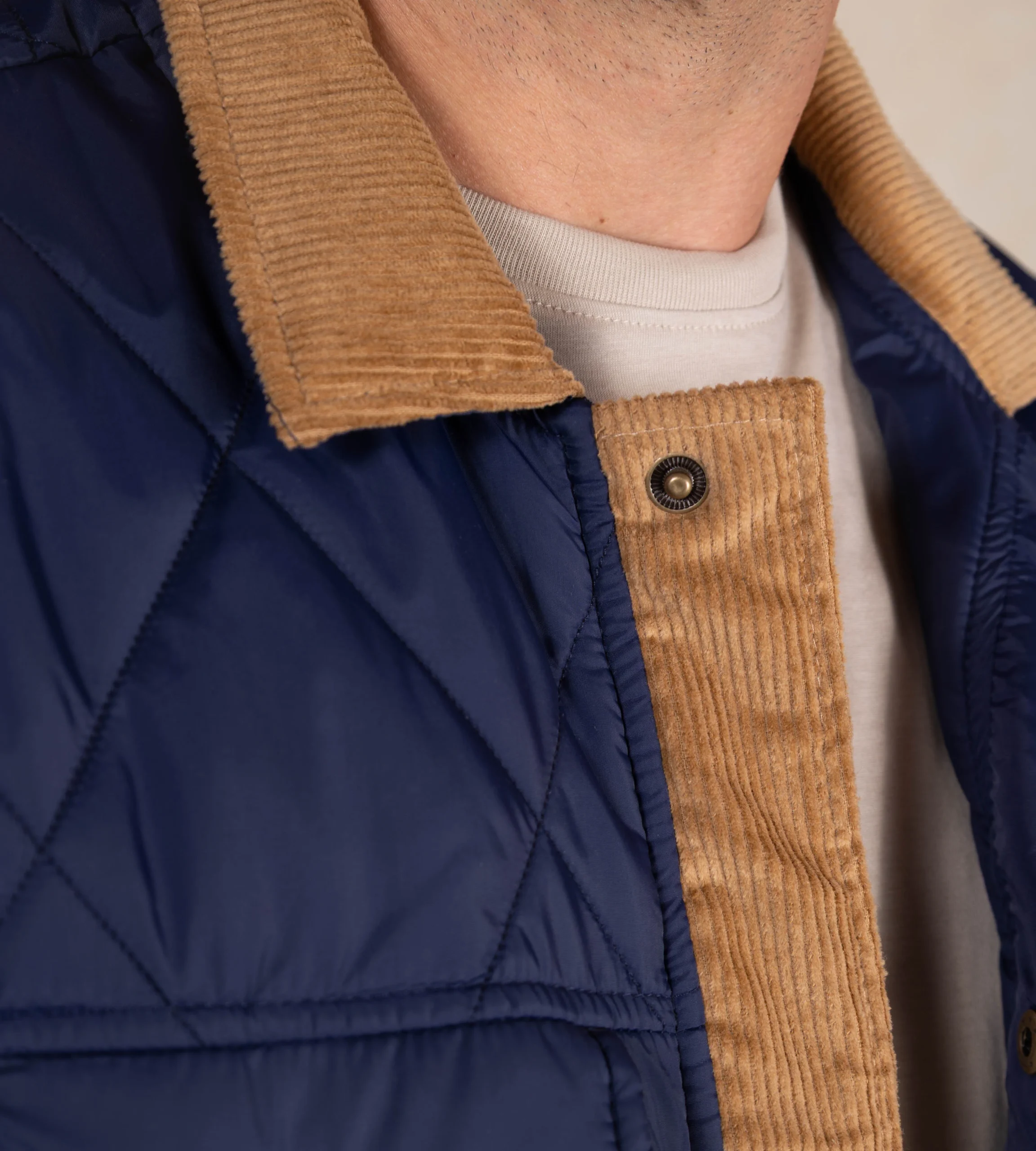 Chaqueta Abullonada Color Azul Oscuro Ref. 132031225 - Imagen 4