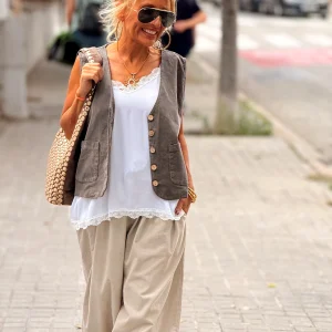 PANTALON OVERSIZE PANA JOGGER MULTICOLOR