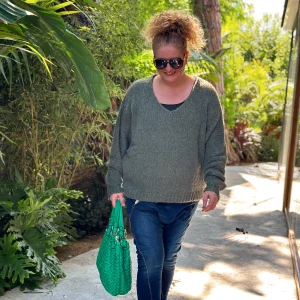 JERSEY DE PUNTO CHARLOTTE KAKI