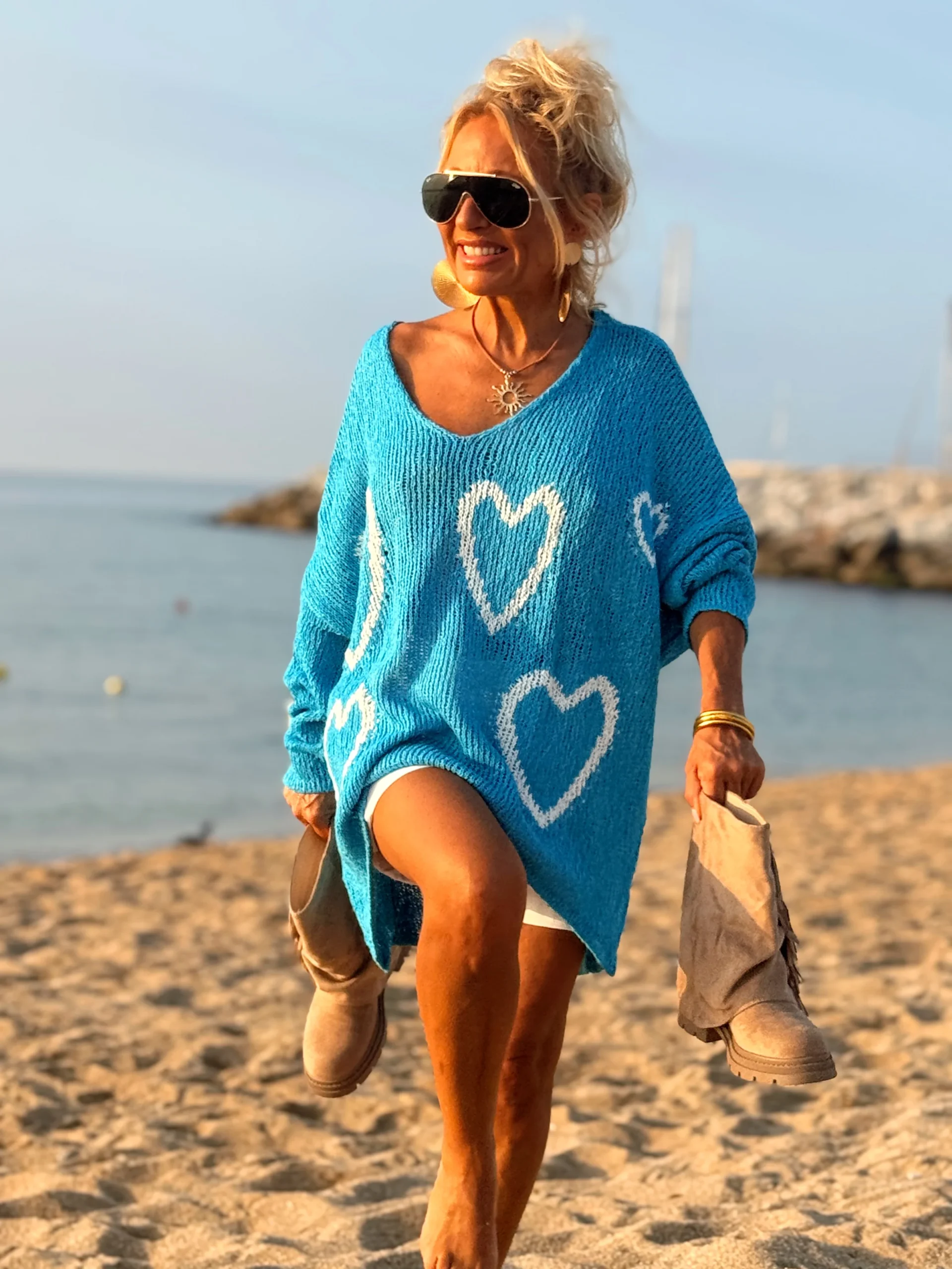 JERSEY ASIMÉTRICO CORAZÓN MULTICOLOR - Imagen 4