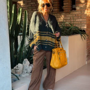 PANTALON TERCIOPELO ODESSA CON BOLSILLOS CAMEL