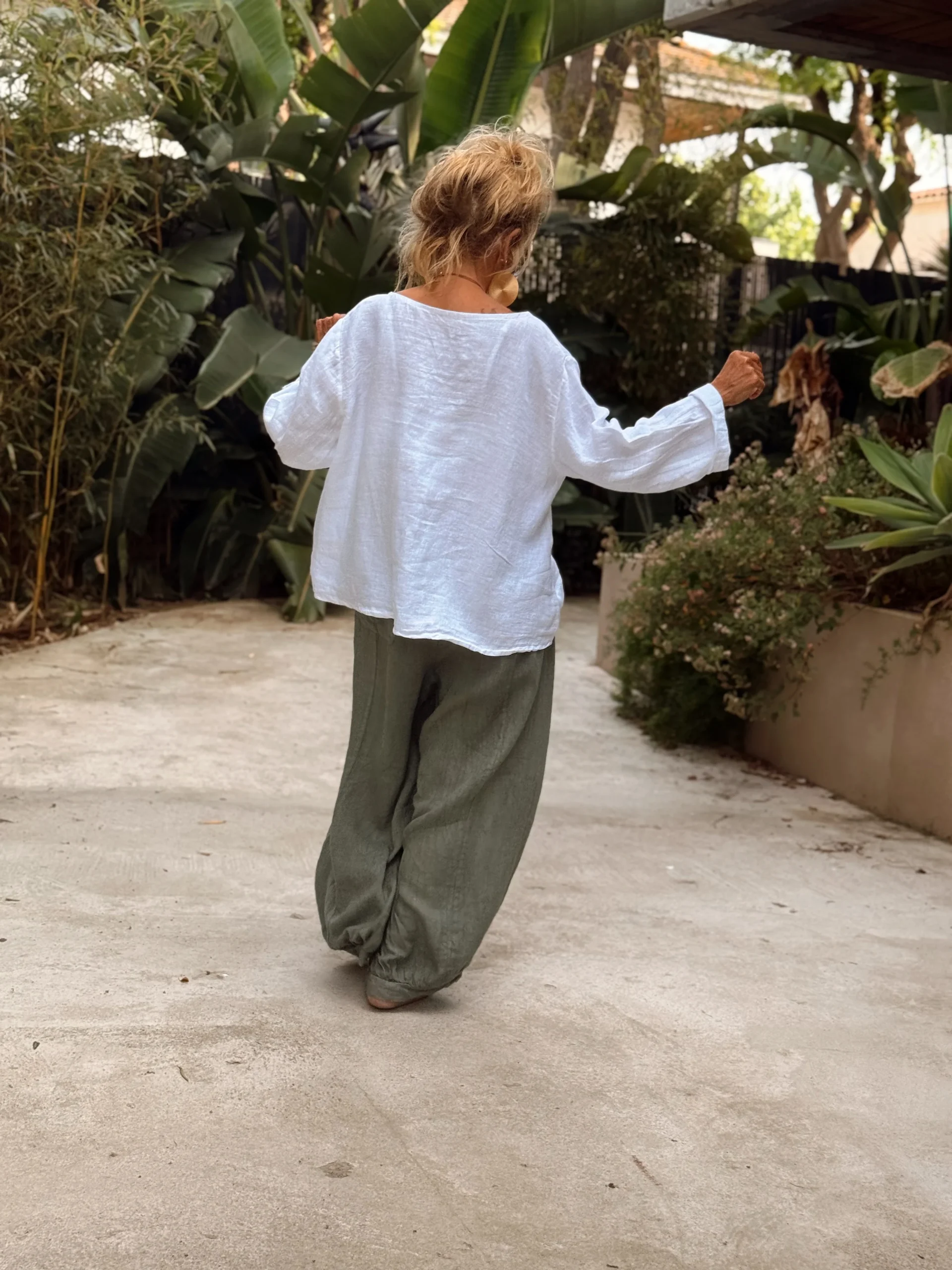 CAMISA LINO RITA MULTICOLOR - Imagen 7