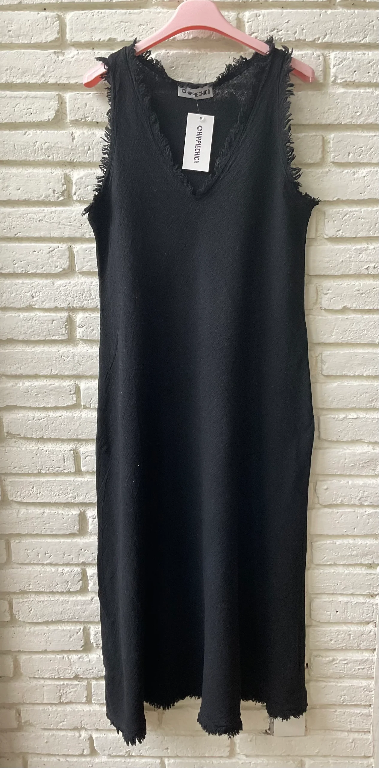 VESTIDO LINO ADRIEN NEGRO