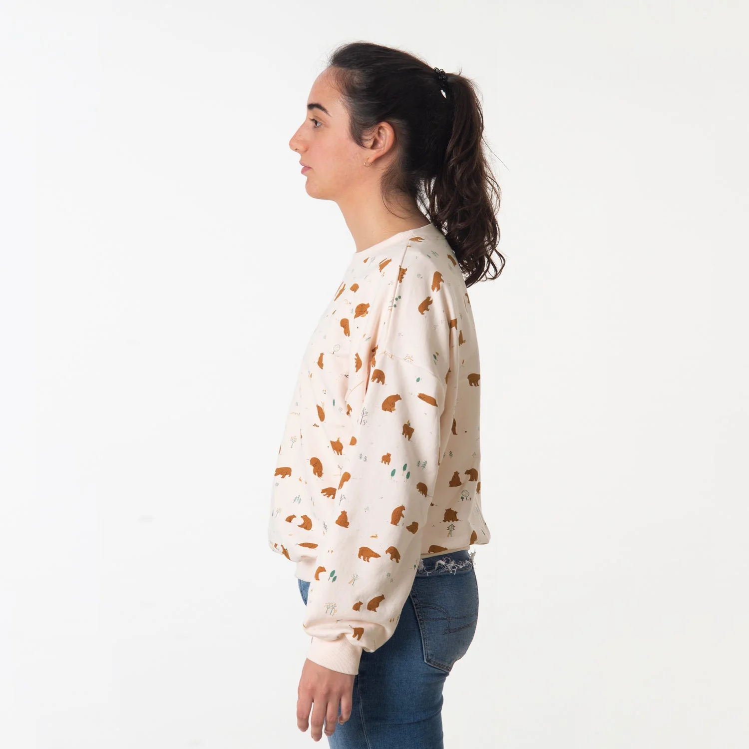 Sweatshirt 'forester bears' pearl - Imagen 4