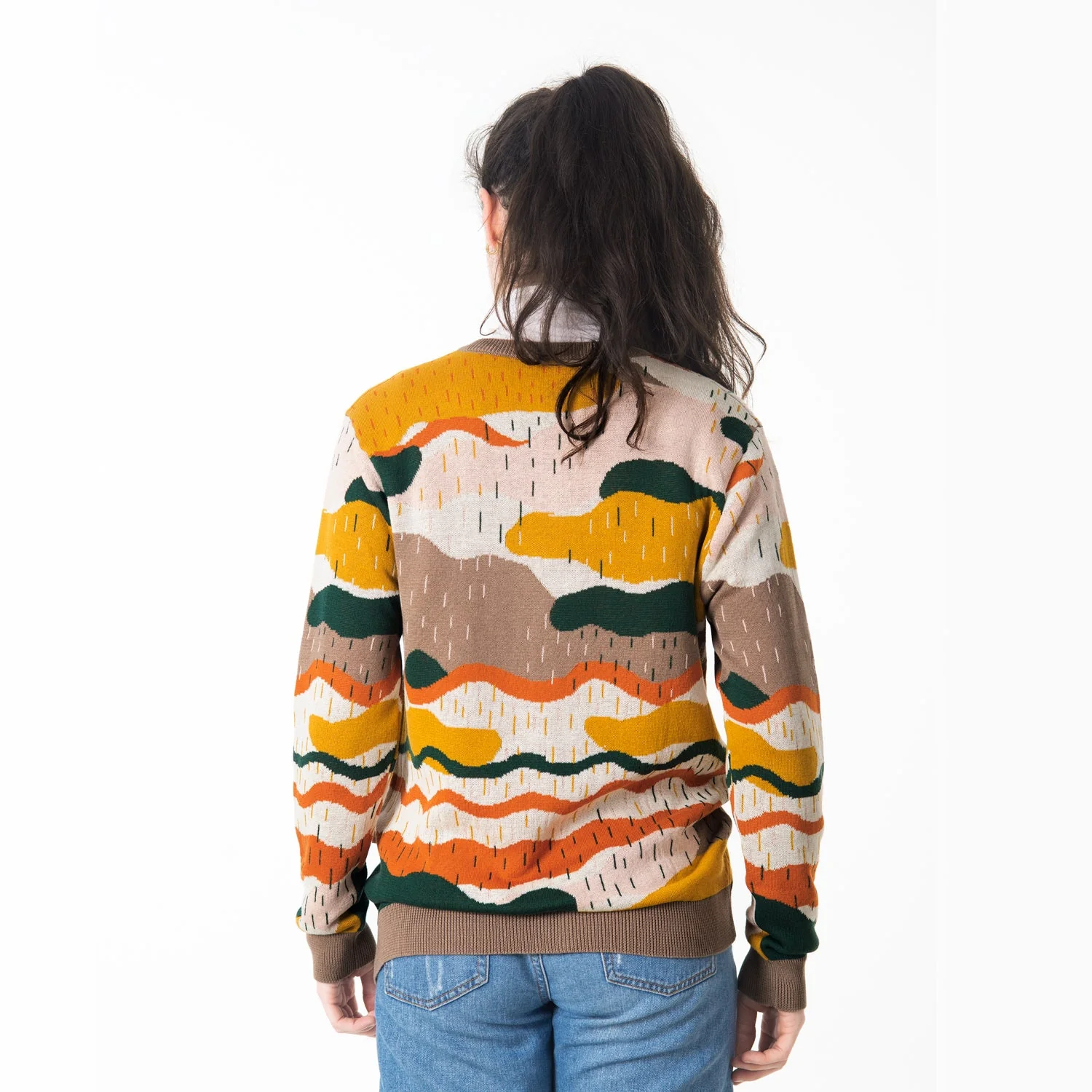 Cardigan tejido 'redwoods' light taupe - Imagen 6