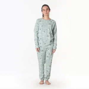 Pijama 'guardian wolves' gray mist