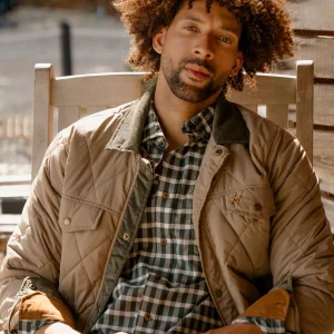 Chaqueta Abullonada Color Arena Ref. 132051225