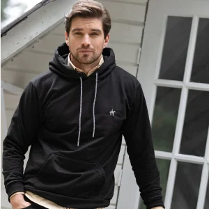 Hoddie Basico Color Negro Ref. 138031225