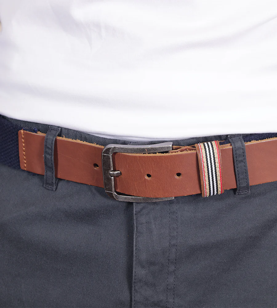 Correa Bordada Color Azul Oscuro Ref. 124011225