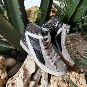 SNEAKERS CHIARA LENTEJUELAS NEGRO