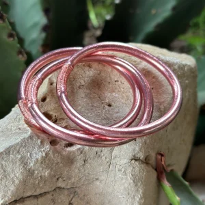 PULSERA DE SUERTE PAN DE ORO ROSA