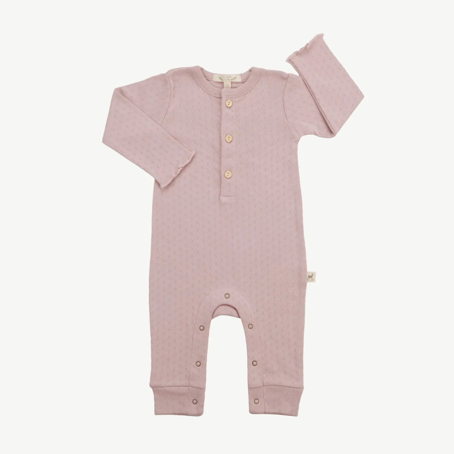 Enterizo - Pointelle Rosado - Imagen 3