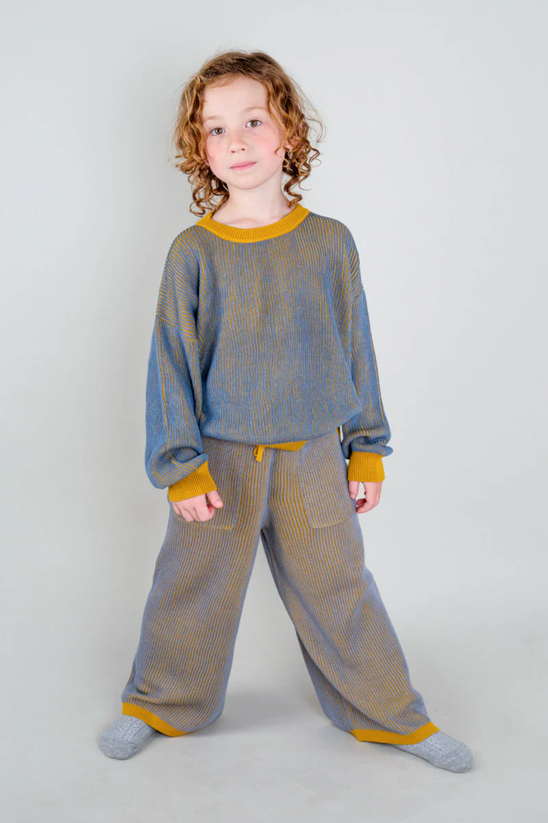 Suéter Tejido - a dos tonos Mostaza - Imagen 3